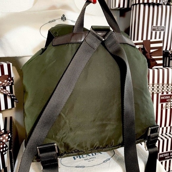 Prada double front pocket backpack - medium - Picture 4 of 9